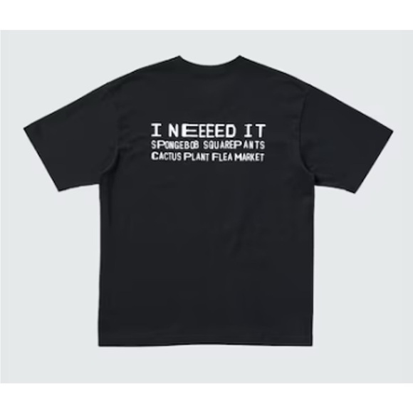 Cactus Plant Flea Market X SpongeBob Collab Tee - Picture 2 of 2